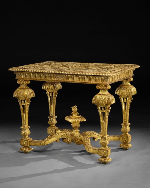 A TABLE FROM QUEEN MARY II’S BEDCHAMBER AT KENSINGTON PALACE, English, 1699