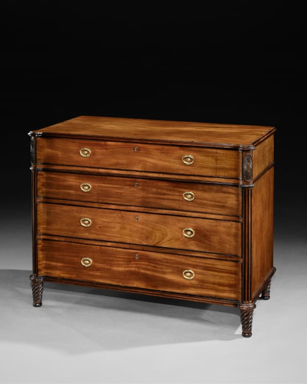 THE RONALD D. PHILLIPS CHEST OF DRAWERS, English, circa 1780