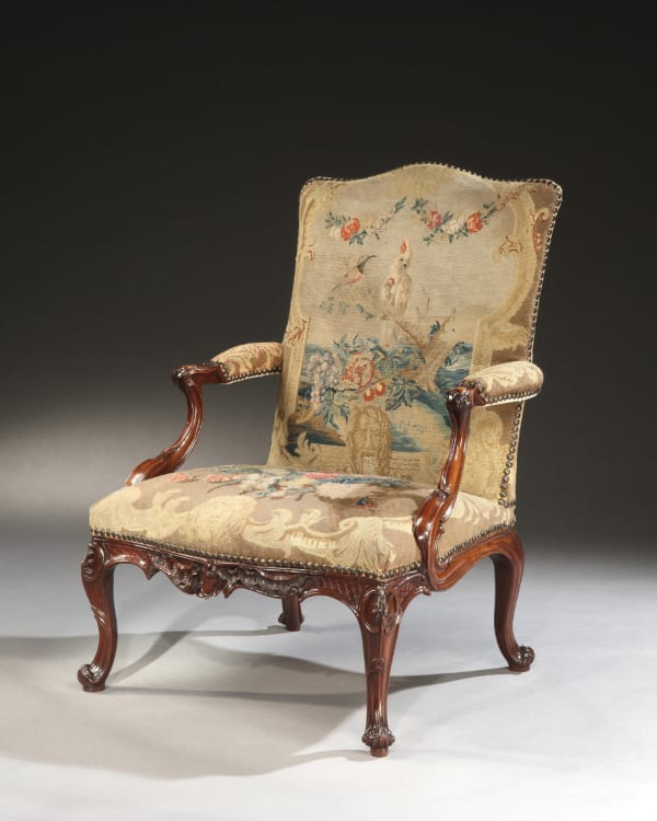 THE GLEMHAM HALL GAINSBOROUGH ARMCHAIRS, English, circa 1755