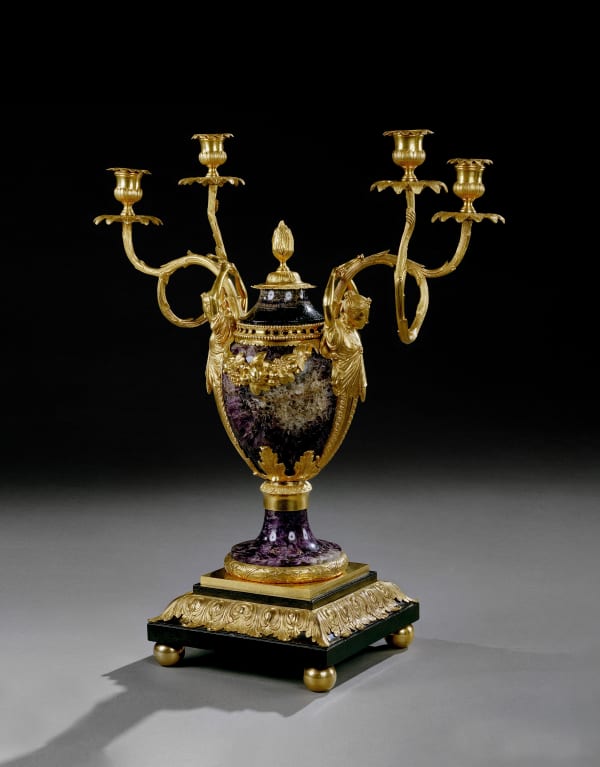 THE WARWICK CASTLE ‘CARYATIC’ CANDLE VASE