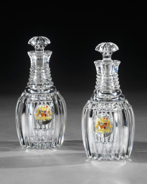 THE NARYSHKIN CZETWERTYNSKA DECANTERS, Russian, circa 1815