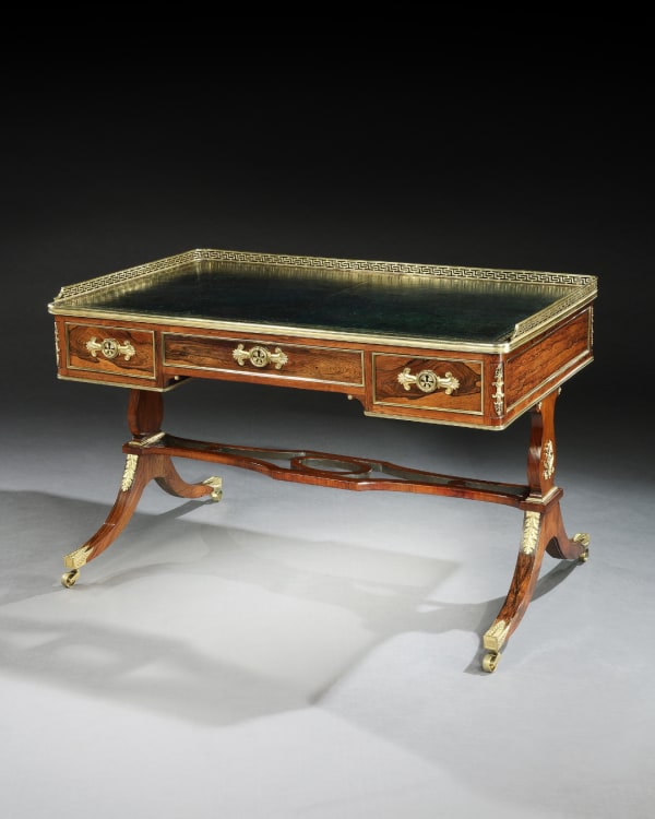 A REGENCY ROSEWOOD WRITING TABLE, English, circa 1815