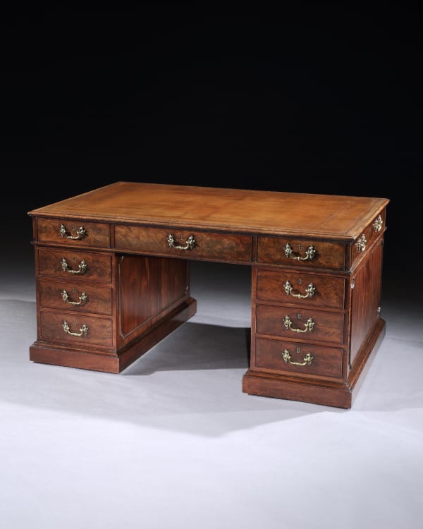 A GEORGE III LIBRARY DESK BY THOMAS CHIPPENDALE, English, circa 1760