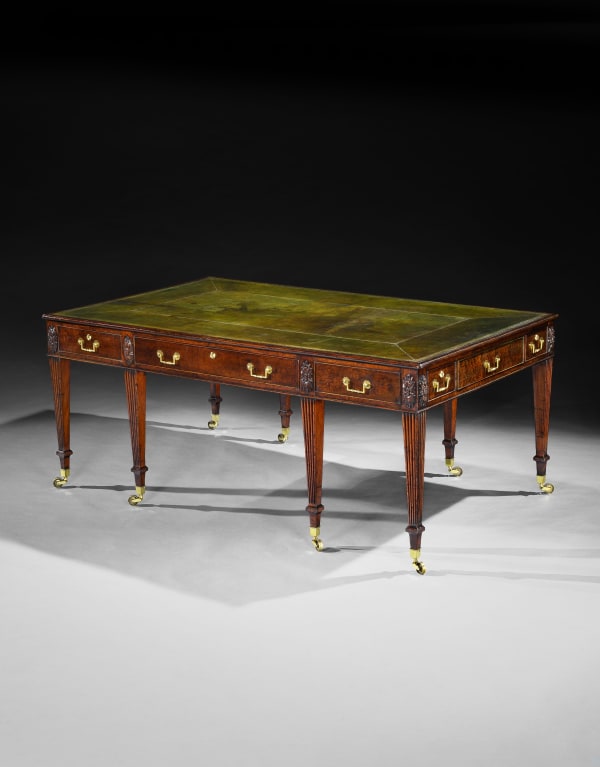 THE GLYMPTON PARK WRITING TABLE, English, circa 1790