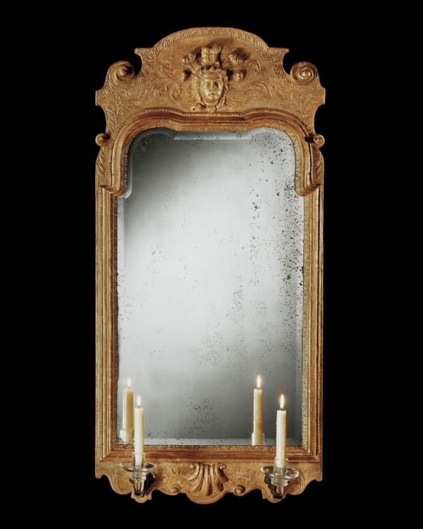 A GEORGE I GILT GESSO MIRROR, English, circa 1730