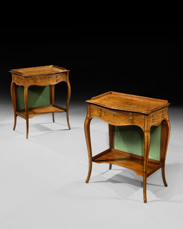 A GEORGE III DRESSING TABLE AND MATCHING WRITING TABLE , English, circa 1765