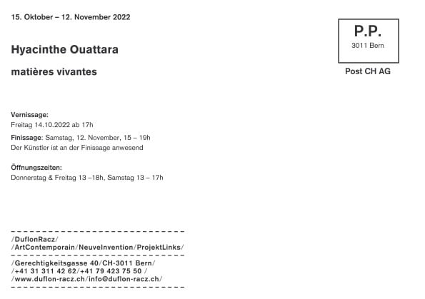 Image: Courtesy of Galerie DuflonRacz , Bern, Switzerland