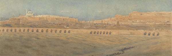 The Citadel of Saladin on the Mokattam Hills, Cairo, 1862