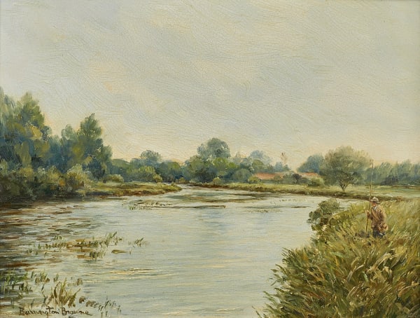 William Barrington-Browne , Longparish, River Test