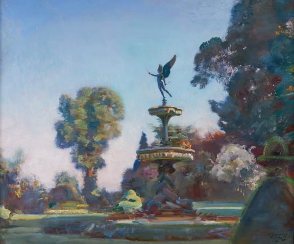 Summer at Ascott House, c.1920