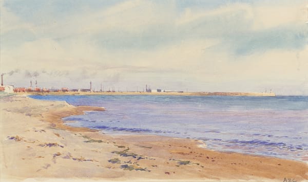 View across to the headland