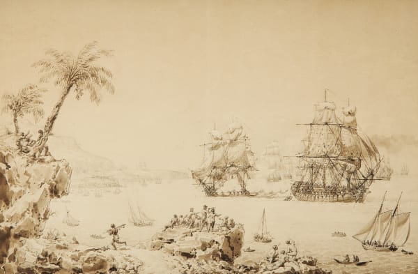 Fight of the Poursuivante against Hercule, 28th June 1803