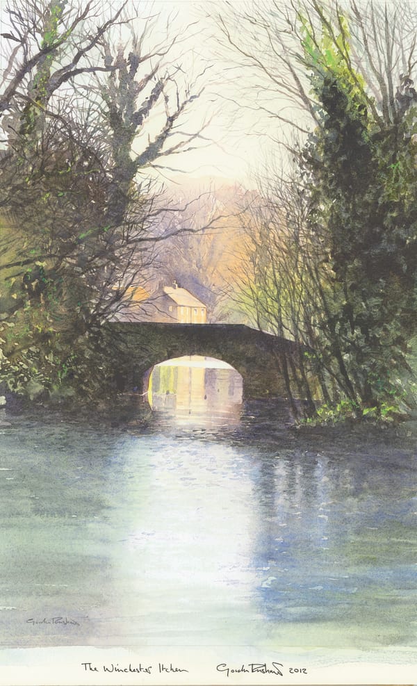 Winter on the Itchen, Winchester