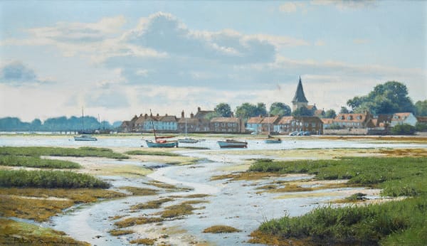 Facing the light, Bosham, a later summer afternoon