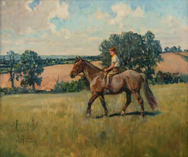 Francis Egerton on his pony George
