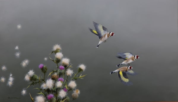 Rodger McPhail , Goldfinches and Thistles