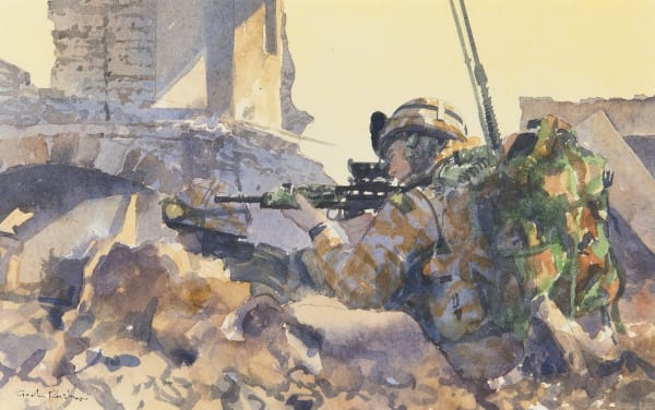 Hard fighting, Royal Marine, 42 Commando, Helmand, Afghanistan