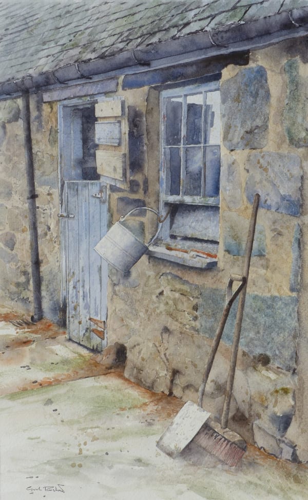 In Kevin's Yard, Bryn Eithin Farm, Llanllechid     