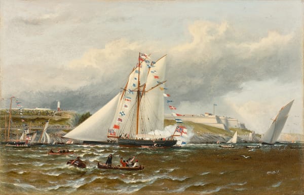 A regatta at Plymouth