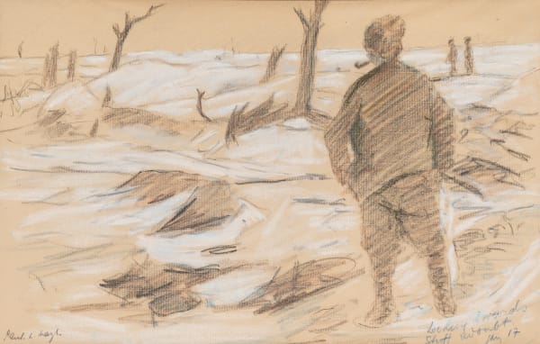 Paul Maze , Looking towards Stuff, Redoubt, Northern France