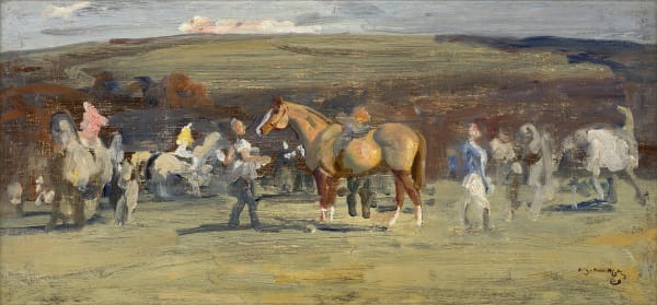 Sir Alfred James Munnings, PRA, RWS, The Paddock, Cheltenham