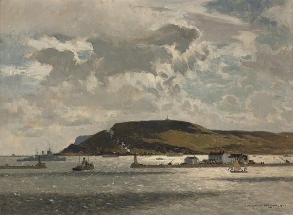 Ships of the Royal Navy off Little Cumbrae, Firth of Clyde