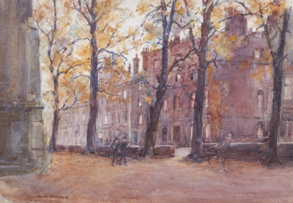 Nora Davison , The Long Walk, Eton College in autumn