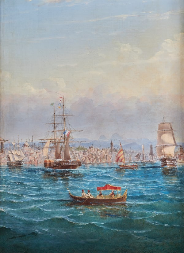Busy shipping off Constantinople