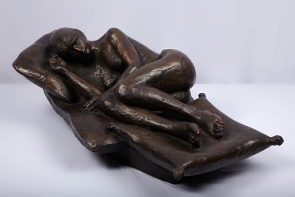 Vincent Butler RSA (1933-2017) Reclining Nude bronze, 1976 RSA Diploma Collection (Deposited 1980) 2004.059