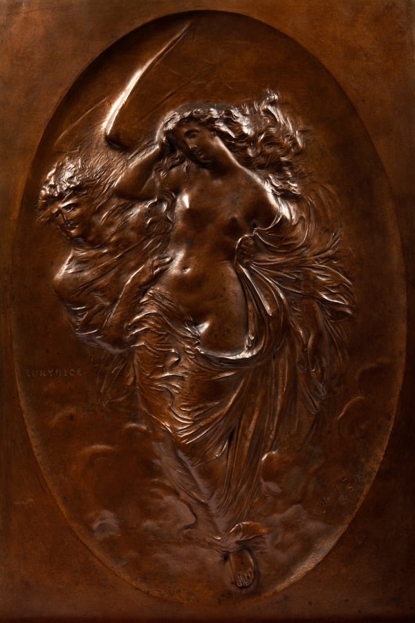 George Clark Stanton RSA (1832-94), Eurydice Bronze, cast around 1931-33, after 1876-77 original, 55 x 38.5 x 0.4cm RSA Diploma Collection (Deposited 1885) 2000.038