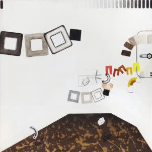 Jack Knox RSA (1936-2015) San Romano PVA and acrylic on canvas, around 1969, 102.7 x 102.9cm RSA T&C Hutchison Memorial Fund Purchase (1969) 1996.056