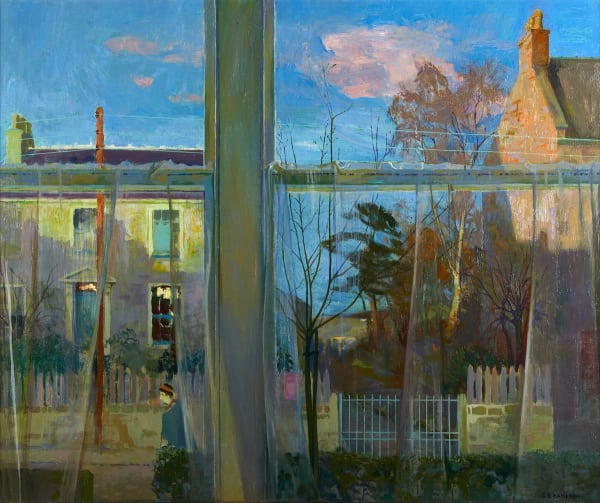 Gordon Cameron RSA (1916-94), Main Street Oil on canvas, around 1970-1, 100 x 121.9cm RSA Diploma Collection (Deposited, 1971) 1996.003