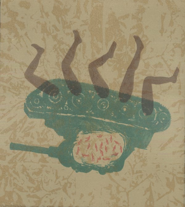 Agata Dymus Kazmierczak, Go Go Gone, 2009, Lithography