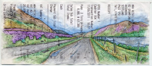 Paul Westcombe, Ullapool 18, Watercolour, Pen and Colour Pencil