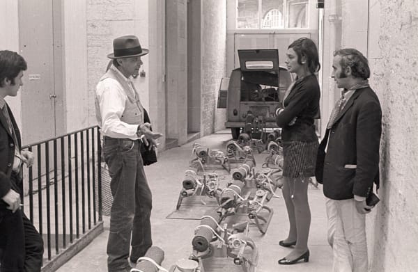 Richard Demarco, Joseph Beuys and others in Edinburgh College of Art, 1970