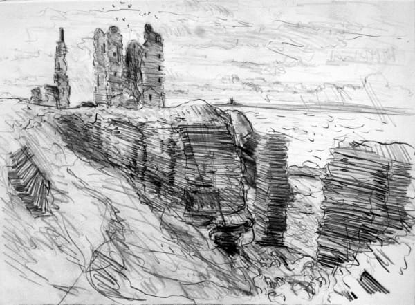 Geoff Uglow, Castles Sinclair & Girnigo, Caithness, 2009