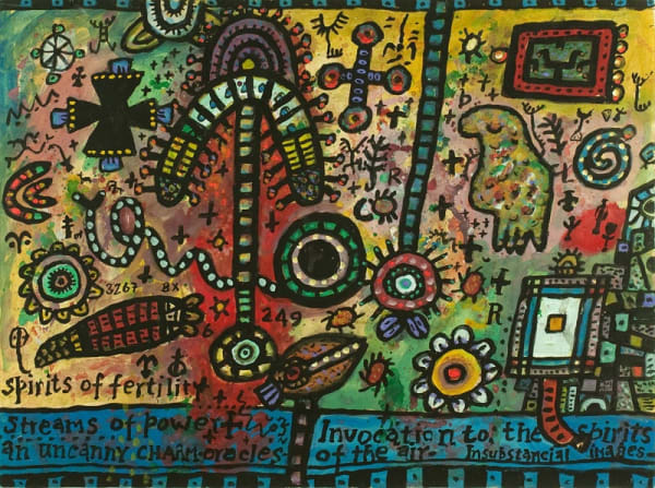 Alan Davie HRSA, Invocations to the Spirits of the Air