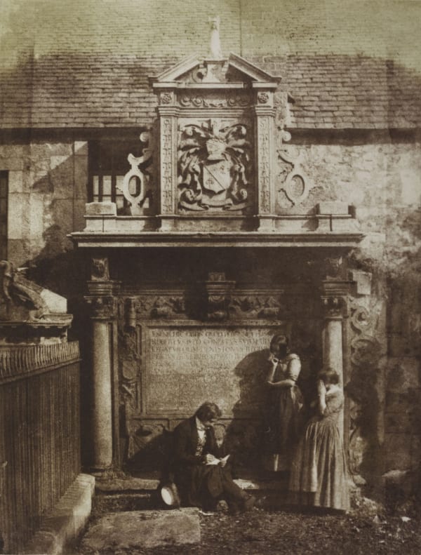 David Octavius Hill and Robert Adamson, Dennistoun's Monument, Greyfriars Edinburgh, albumen print from paper negative. Courtesy of The Metropolitan Museum of Art