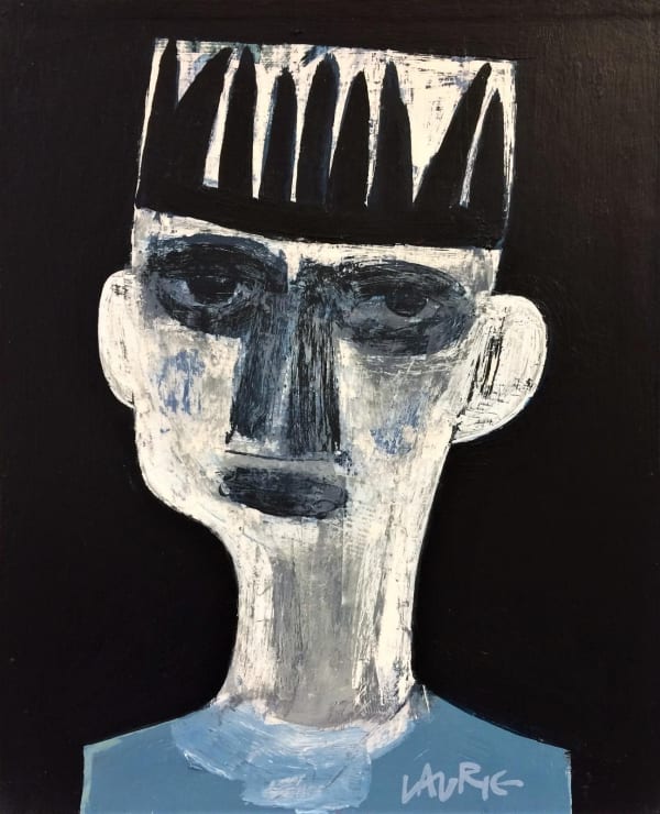 Simon Laurie, Birthday Boy, acrylic on board