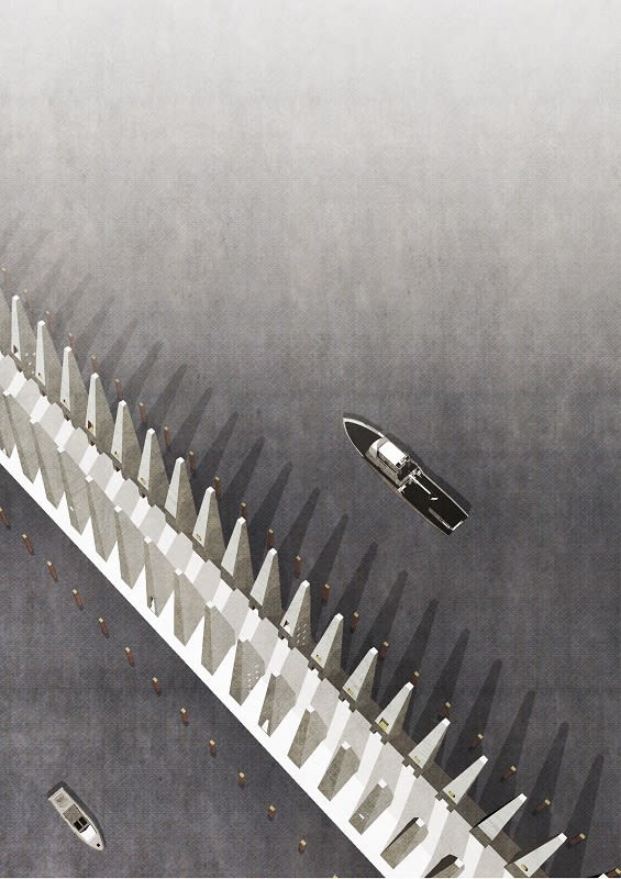 Jerome Wren, Islands of Memory, The Building as a Ruin, 2017, mixed media