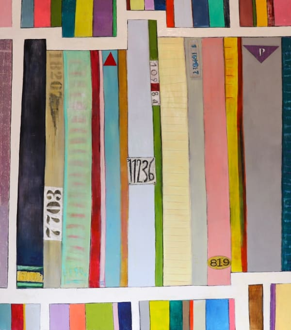 Suzann Ross, 391 (CCXCI) II, 2018, oil, beeswax & charcoal on canvas, 214 x 182 x 6 cm