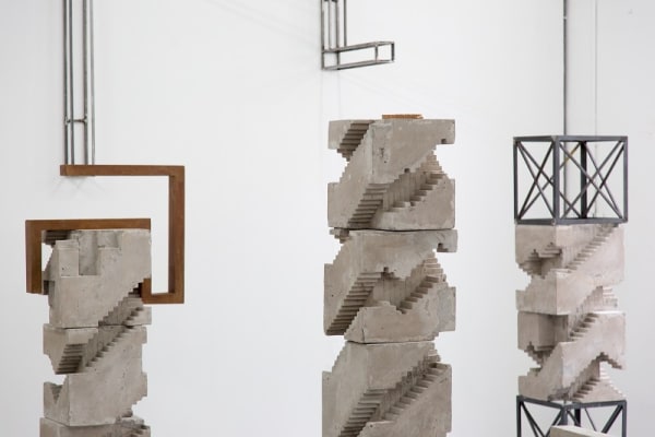 William Braithwaite, Concretion, 2017, concrete & steel