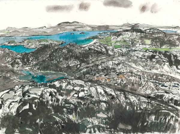 Paul Furneaux RSA, Rsa Bhaltos Peninsula From Niosa Mhor, Ink