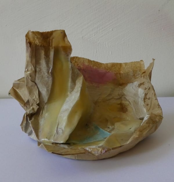 Lena Phalen, Paper Sculpture, paper bag, 2017