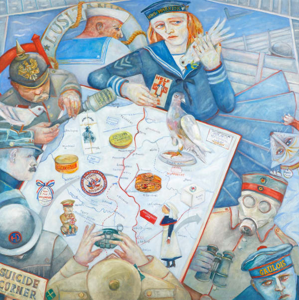 Joyce Cairns RSA, Cher Ami And Martinpuich