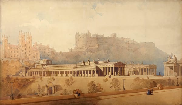 Hamilton Thomas, Design for National Gallery and Royal Scottish Academy
