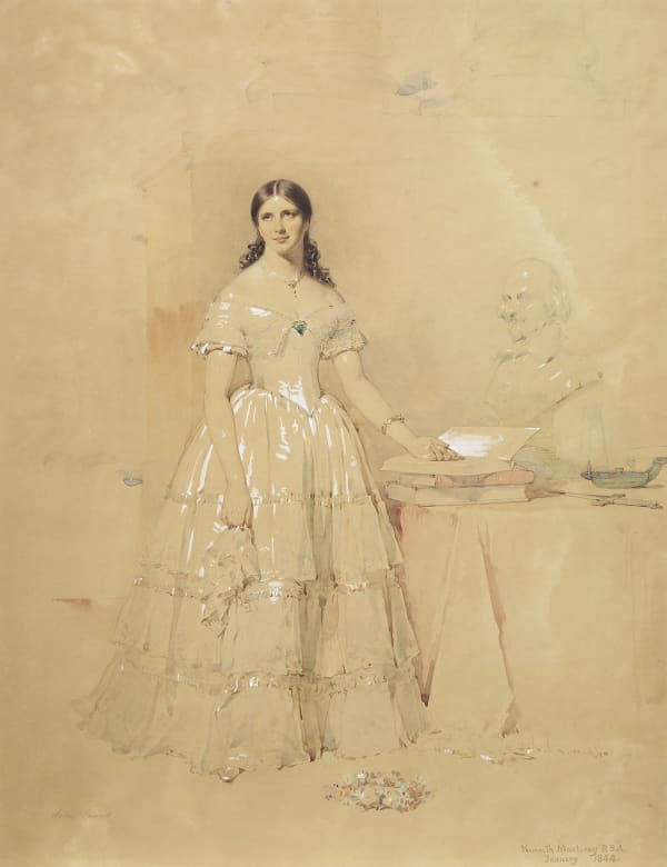 (Kenneth Macleay): Portrait of Helen Faucit . RSA Diploma Collection