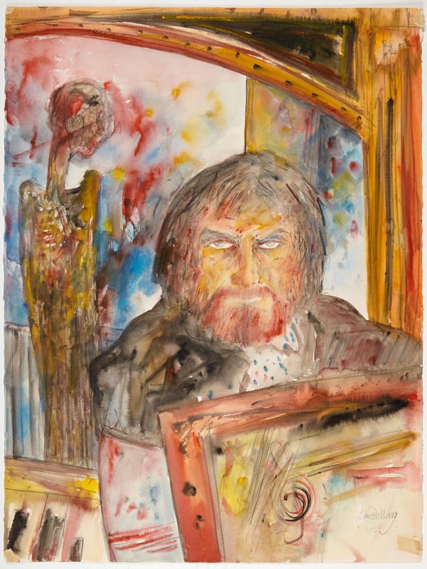 Dr John Bellany HRSA, Self Portrait II (detail), RSA Collections