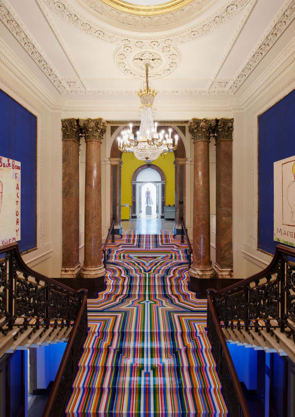Jim Lambie RSA (Elect) - Wool Painting (Odyssey), 2021