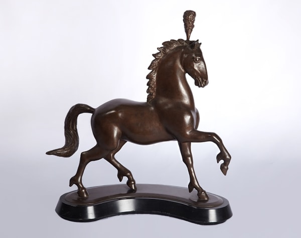 Charles d'Orville Pilkington Jackson ARSA (1887-1973), La Pouliche Libre Bronze, 1971, 44 x 43 x 18cm Gifted by Mrs Audrey Pilkington Jackson (widow of Charles d'Orville Pilkington Jackson ARSA) 19831998.019